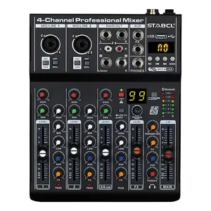 STABCL fornitura di fabbrica di personalizzazione 4 canali 48v mixer digitale mixer audio