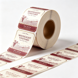 Etichette Adesive Cosmetiche TEDDY Personalizzate con Lamina Dorata, Design di Lusso con Logo, Stampa a Caldo in Oro per Etichette di Oli Essenziali - Product Image 4