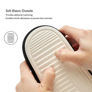 Pantofole da donna in Memory Foam leggere <span class=keywords><strong>con</strong></span> supporto per arco <span class=keywords><strong>con</strong></span> suola morbida elastica <span class=keywords><strong>con</strong></span> spola a punta aperta a fascia incrociata regolabile - Product Image 4