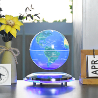 140mm Geografía Educación Base Levitación magnética Tierra Globo Flotante Mundo Globo Levitación Globo Hogar Oficina Decoración Regalo