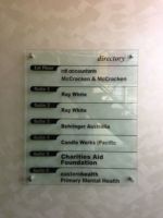 Système de signalétique hospitalière personnalisé, signalétique intérieure pour l'orientation, panneau de porte, plaque nominative de service en acier inoxydable et acrylique, guide d'escalier