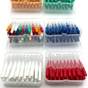 40 Cepillos Interdentales para el Cuidado de la Salud Bucal, Cepillos Interdentales, Cepillos Dentales de Ortodoncia, Herramienta de Higiene Bucal - Product Image 1