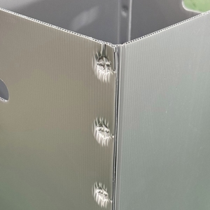 Kích Thước Tùy Chỉnh Đa Ứng Dụng Lớp Phủ UV Độ Dày PP Coro Nhựa Lưu Trữ Container <span class=keywords><strong>Box</strong></span> Với Xử Lý Và Góc Hỗ Trợ - Product Image 5