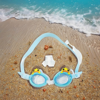 Lunettes de plongée haute définition JW-YY67 avec protection UV pour enfants, réglables, écologiques, étanches et sans fuites, avec verres en PC