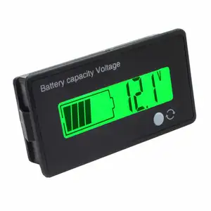 8-70V LCD Acid Lead Lithium Battery Capacity Indicator Voltmeter Voltage Tester Touch Switch Button Dual IC Integrated Circuit