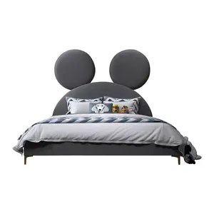 Высококачественный современный набор мебели для спальни детская кровать принцесса девочка односпальная двуспальная детская кровать