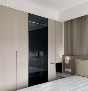 Armarios de paneles de madera modernos personalizables, Material de aluminio para dormitorio, Hotel, sala de estar, hogar, apartamento, Villa y uso escolar - Product Image 5