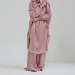 Vestido Abaya para Madre e <span class=keywords><strong>Hija</strong></span> 2024, Abaya Musulmana para Ramadán, Abaya para Niñas de Diez Años - Product Image 3