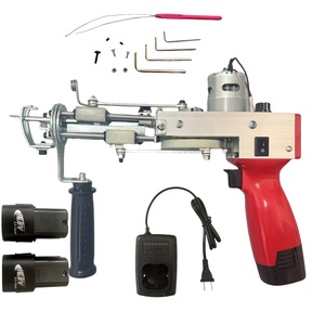 Nouveau portable 2 en 1 coupe pile boucle pile tapis machine à tisser batterie sans fil <span class=keywords><strong>pistolet</strong></span> à touffeter - Product Image 1