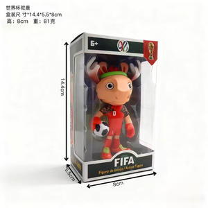2026 untuk Figur Maskot Mainan Kartun PVC Merchandise Olahraga Boneka Bintang Sepak Bola Dekorasi Penggemar Ornamen Mainan Promosi - Product Image 3