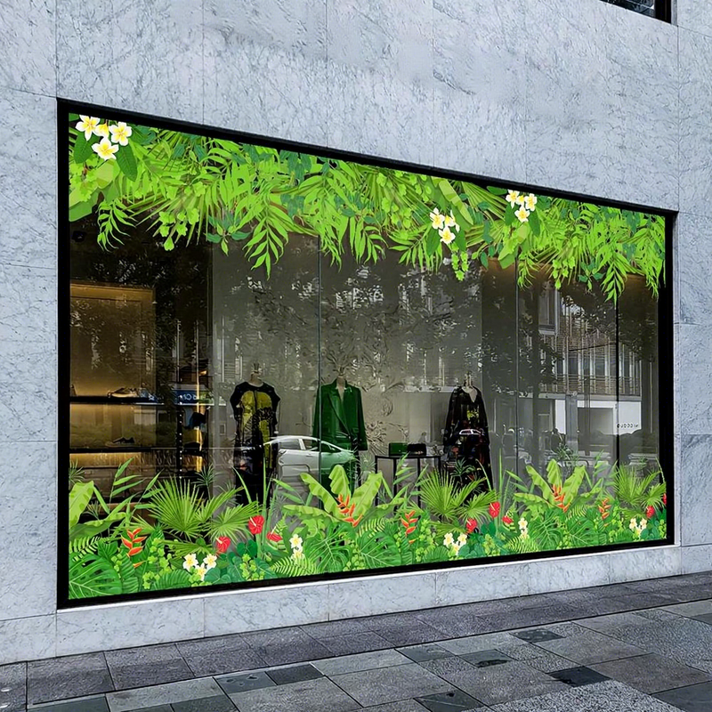 Custom PET PVC Window Effect Adhesive