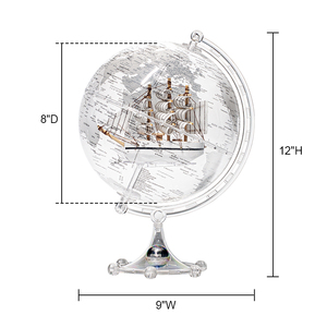 Wellfun transparente barco mundo Tierra juguete <span class=keywords><strong>Gadgets</strong></span> para decoraciones artesanía novedad regalos globo tierra globo decoración globo - Product Image 2