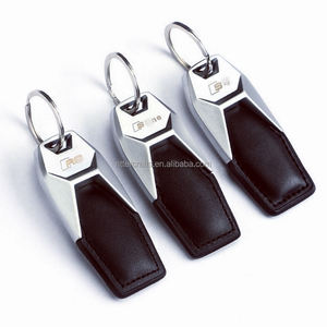 Regalos de promoción Llaveros de recuerdo baratos Logotipo de coche Tienda de coches Llavero de cuero en blanco de Metal personalizado Llavero De Cuero - Product Image 3