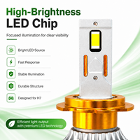 Ampoule de phare LED H7 150W 12V, boîtier en aluminium, lampe automobile dorée H1 H4 H8 H9 H11 9005 9006 9012, éclairage universel pour véhicules