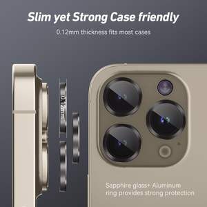 Film d'objectif Eagle Eye pour <span class=keywords><strong>iPhone</strong></span> 16 Pro Max Installation facile motif en spirale Film de caméra arrière de protection pour <span class=keywords><strong>iPhone</strong></span> 15 - Product Image 3