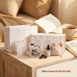 Natural Crystal Aromatherapy Diffuser <b>Gift</b> <b>Set</b> With Aroma Stones For Home Fragrance And Gifting - Product Image 4