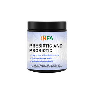 Custom Prebiotic and Probiotic Capsules Promote Gut Flora Balance Boost Immune Function Digestive Health <b>Supplement</b> Capsules - Product Image 1