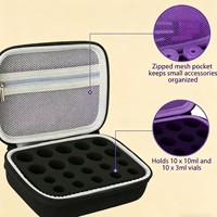 Étui de transport étanche pour huiles essentielles, grande capacité, boîte de rangement pour vernis à ongles, organisateur