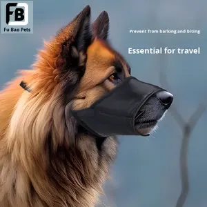 समायोज्य वाटरप्रूफ पॉलिएस्टर पिल्ला पिल्ला और कुत्ते के मुंह को कवर करते हैं विरोधी ब्रेक और विरोधी इंजेक्शन छाल नियंत्रण पालतू स्टॉप डिवाइस - Product Image 2