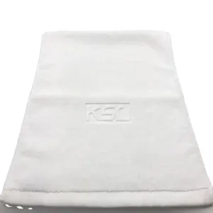 Kunden spezifische weiße 32s 100% Baumwolle Jacquard Hotel Handtuch Handtuch Badet uch