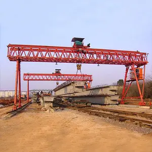 Grue à portique à double faisceau de type treillis modèle MG 50Ton 60Ton pour la construction HSR