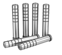 Jinjie Goupilles de guidage en acier de précision SUJ2 pour moules D12-D25mm métrique trempé finition brillante tête ronde standard personnalisable