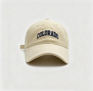 Gorra de Béisbol Vintage de Algodón, Bordada, Desgastada, Casual, Ajustable, Estilo Retro, Moda Urbana - Product Image 1