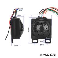 Dispositif antivol intelligent à commande à distance, audio BT DC étanche de haute qualité 48V 60V 72V pour vélo électrique