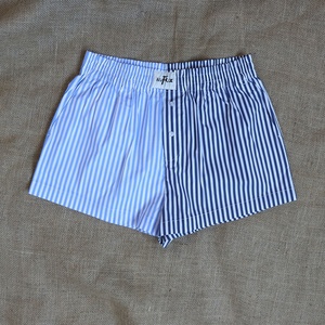 Haute qualité personnalisé de marque avec votre logo vente chaude pyjama Off-duty Boxer décontracté coton popeline Classica Y2k Boxer Shorts - Product Image 1