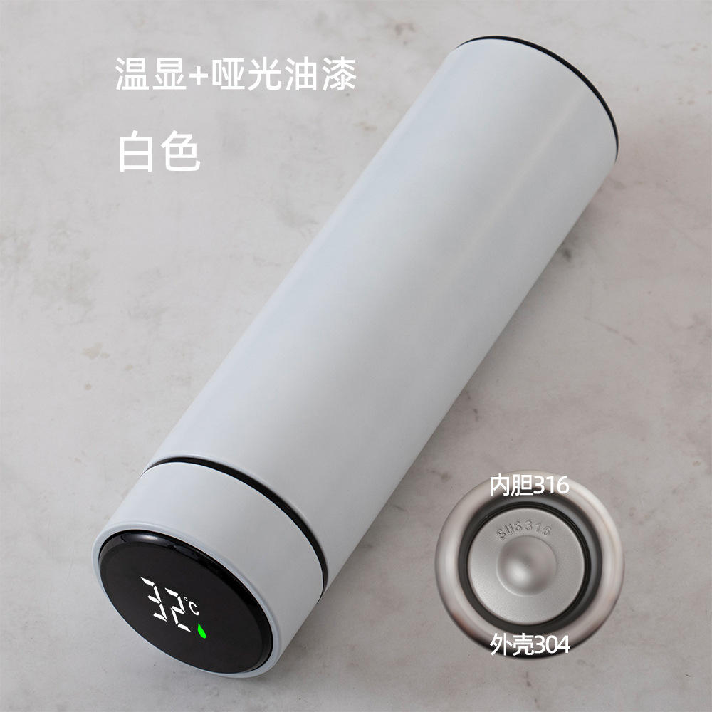 316 - สีธรรมดา - ตัวบ่งชี้อุณหภูมิ - สีขาว