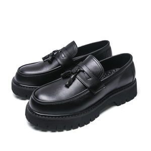 Chaussures classiques en microfibre Oxford à lacets, doublure en cuir véritable, légères, durables, pour hommes, pour le bureau, les mariages, l'automne - Product Image 2
