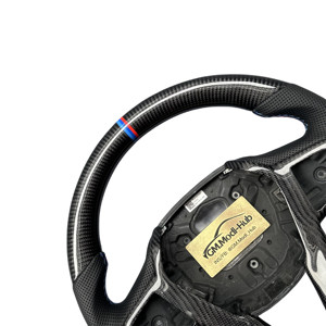 <span class=keywords><strong>Volante</strong></span> Personalizable GM.Modi-Hub de Fibra de Carbono/Cuero para G20 G30 I4 - Product Image 6