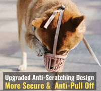 Muselière pour chien anti-morsure et anti-aboiement, permettant de boire, réglable, en plastique souple, adaptée aux chiens de petite et grande taille