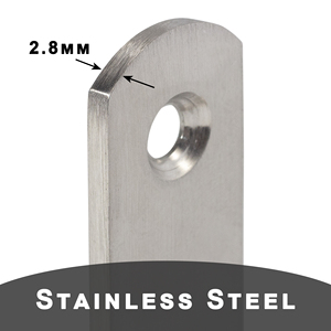 Équerres <span class=keywords><strong>d</strong></span>'<span class=keywords><strong>angle</strong></span> en métal en forme de L, support <span class=keywords><strong>d</strong></span>'<span class=keywords><strong>angle</strong></span> à 90 degrés en acier inoxydable pour meubles, armoires et joints en bois - Product Image 3