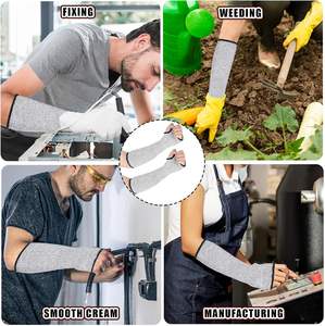 Mangas Resistentes a Cortes, Protectores de Brazos Suaves, Mangas de Seguridad <span class=keywords><strong>para</strong></span> Brazos, Protectores de Brazos <span class=keywords><strong>para</strong></span> Mordeduras, Jardinería, Cocina, Trabajo Agrícola - Product Image 3
