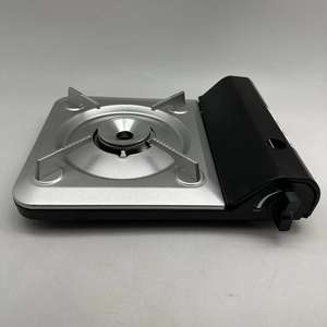 Réchaud à gaz portable Yongkang pour 1-2 personnes, camping en plein air avec dispositif d'allumage, design ultra fin noir - Product Image 5