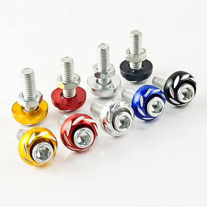 Vis décoratives pour moto Qiangye, multicolores, universelles, pour guidon et plaque d'immatriculation - Product Image 1