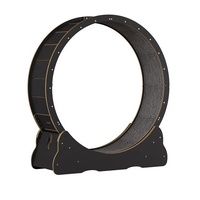 Roue d'exercice silencieuse en bois massif pour chat, roue de course silencieuse en contreplaqué pour perte de poids, jouet de fitness, tapis de course