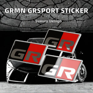 Autocollant de voiture GRMN GRSPORT Middle Net Logo en ABS avec garantie d'un an pour la modification de carrosserie GT86 et type adhésif - Product Image 2
