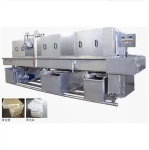 Warmly welcomed in Philippines automatic control industrial plastic pallet basket washing machine