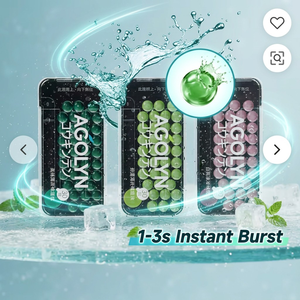 Perles de menthe effervescentes portables format poche pour une fraîcheur instantanée, comestibles et sans éjection, pour affaires et rendez-vous - Product Image 2