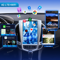 Autoradio pour Cadillac ATS CTS SRX Escalade 2008-2013, Carplay, navigation GPS, autoradio multimédia, écran tactile amélioré