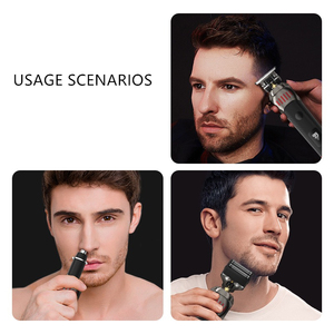 Tondeuse rechargeable 3 en 1, ensemble de toilettage, <span class=keywords><strong>rasoir</strong></span> <span class=keywords><strong>sans</strong></span> <span class=keywords><strong>fil</strong></span>, tondeuse à cheveux électrique étanche, tondeuse à nez, rasoirs <span class=keywords><strong>pour</strong></span> hommes - Product Image 2