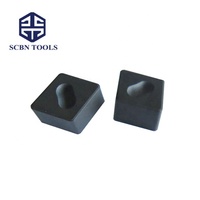 Outils de coupe CBN de bonne qualité inserts CBN super durs ébauche semi-finition CNGL120404/CNGL120408 inserts pour fonte