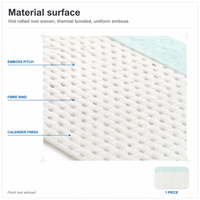 Patch de plâtre vierge en tissu non tissé, laminé à chaud, respirant, pour points d'acupuncture, destiné à la pâte à base de plantes
