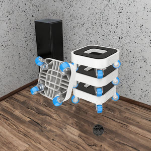 Deslizador de Muebles de Acero Inoxidable Resistente con Ruedas de Goma, Elevador, Rodillo para Cocina, Sala de Estar, Baño, Comedor - Product Image 2