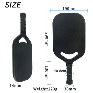 Compétition professionnelle Sports de plein air Pickleball raquette nouvelle fibre de carbone pressée à chaud une pièce moulée en gros - Product Image 2