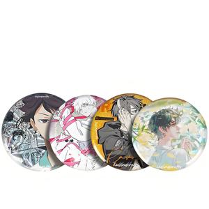 Aangepaste Anime Geschenken Rond <span class=keywords><strong>Holo</strong></span> Blikken Badge Aangepaste Anime Tinplate Knoppennen Glitter Badge Laser Fijne Flash Hologram Badge <span class=keywords><strong>Pin</strong></span> - Product Image 4