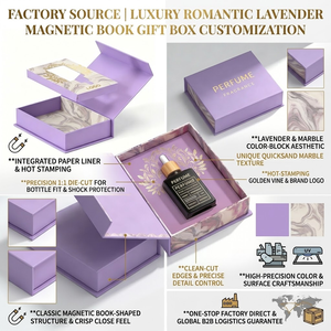 Caja de Perfume Vacía, Rígida, de Lujo, Personalizada, Premium, Elegante, Diseño de Embalaje para Regalo Pequeño, Venta al por Mayor de Fábrica, OEM - Product Image 2