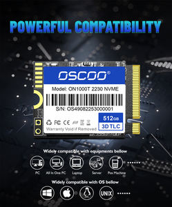 工場卸売2230 NVMe PCIe4 SSD 512GB 1テラバイトディスコM2ハードディスク1 Terra内蔵高速5500メガバイト/秒SSD for SteamDeck - Product Image 4